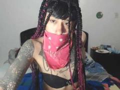 PleasureHottestTS - shemale with black hair webcam at xLoveCam