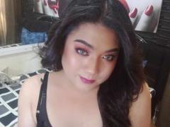 QueenMilker - shemale with black hair and  small tits webcam at xLoveCam