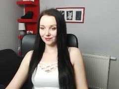 QueenZoe - female with brown hair and  small tits webcam at xLoveCam