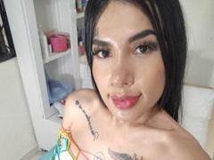 SaraCanddy - shemale with black hair and  small tits webcam at xLoveCam