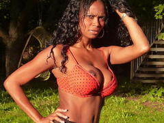 Schoko-Bebe - female with black hair and  big tits webcam at xLoveCam