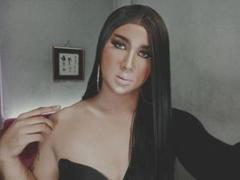 KatalinaMina - shemale with black hair and  small tits webcam at LiveJasmin