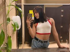 SkinnyLongHugeDick - shemale with black hair and  small tits webcam at xLoveCam