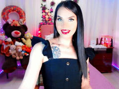 StefannyWolfry - shemale with black hair and  small tits webcam at xLoveCam