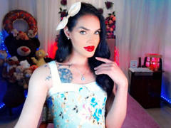 StefannyWolfry - shemale with black hair and  small tits webcam at xLoveCam