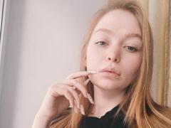 SweetAleksaX - female with red hair and  small tits webcam at xLoveCam