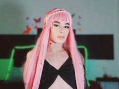 SweetyLy - blond shemale with  small tits webcam at xLoveCam