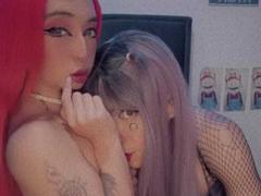 TheLesbianGame - shemale with black hair and  small tits webcam at xLoveCam