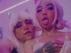 TheLesbianGame - shemale with black hair and  small tits webcam at xLoveCam