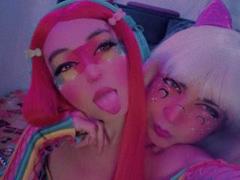 TheLesbianGame - shemale with black hair and  small tits webcam at xLoveCam