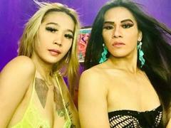 TwoExoticLovers - shemale with  small tits webcam at xLoveCam