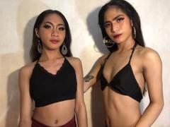 TwoExoticLovers - shemale with  small tits webcam at xLoveCam