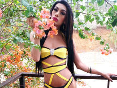 ViolettaGomez - shemale with black hair and  small tits webcam at LiveJasmin