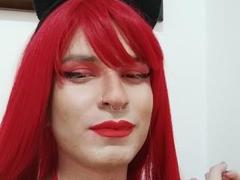 ZhenaViolet - shemale with red hair webcam at xLoveCam