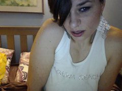 AFlirtyLittleFoxxx - female with black hair and  big tits webcam at ImLive