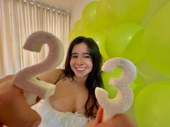 AlmaGamboa_ - female with brown hair and  small tits webcam at ImLive
