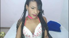 AshleyDoll1 - shemale with black hair webcam at ImLive