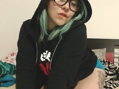 BunnyFlesh - female with black hair and  small tits webcam at ImLive