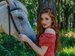 CherylBraun - female with red hair webcam at LiveJasmin
