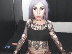 Cybertroublexxx - blond shemale webcam at ImLive