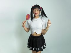 EleanorStylee - female with black hair and  small tits webcam at ImLive