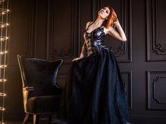 EmmaStep - female with red hair webcam at LiveJasmin