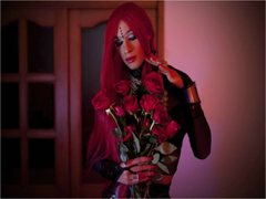 esmeraldalips4 - shemale with black hair webcam at LiveJasmin