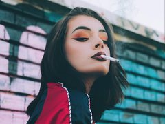 EvoletteLouLou - female with black hair webcam at ImLive