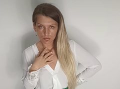 ChristineGlam - blond female with  small tits webcam at LiveJasmin