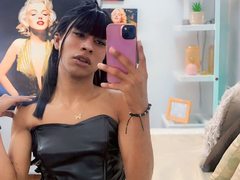 JadeArielHoot - shemale with brown hair webcam at ImLive