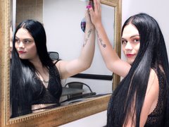 JasmineTw - shemale with brown hair and  small tits webcam at ImLive