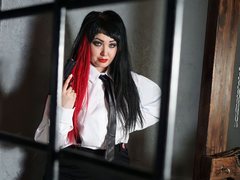 StellaDom - female with black hair and  big tits webcam at LiveJasmin
