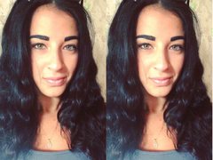 Karinabrunette - female with black hair and  small tits webcam at ImLive