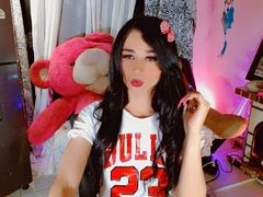 KarlaMoralezNice - shemale with black hair webcam at ImLive