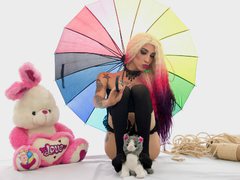 KEHIISHATS - shemale with black hair and  small tits webcam at ImLive