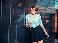 LunaRosse - female with brown hair webcam at ImLive