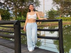 Selene_Roussel - female with brown hair and  small tits webcam at ImLive