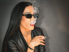 StefyFerrer - shemale with brown hair and  small tits webcam at LiveJasmin