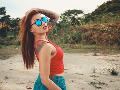 SusiBaez - female with red hair and  big tits webcam at xLoveCam