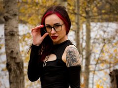 Vallhall666 - female with black hair and  small tits webcam at ImLive