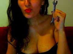 VirtualChocolat - blond shemale with  small tits webcam at ImLive