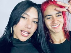 ZafiroAndRubii22 - female with red hair and  small tits webcam at ImLive