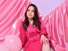 AlineBarlow - female with brown hair and  big tits webcam at LiveJasmin