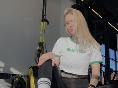 AndreaAdrian - blond female with  big tits webcam at LiveJasmin