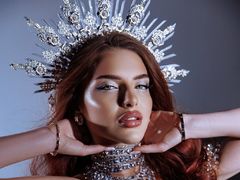 AnjelinaCox - female with red hair and  small tits webcam at LiveJasmin