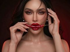 GoddessTranx - shemale with black hair and  big tits webcam at LiveJasmin