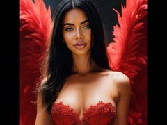 CaitlynEva - female with black hair and  big tits webcam at LiveJasmin