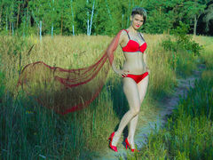 LuckySweetyV - female with brown hair and  big tits webcam at LiveJasmin