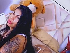 LaraSins - female with black hair and  big tits webcam at LiveJasmin