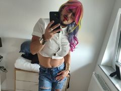 GingerPink - shemale with red hair webcam at LiveJasmin